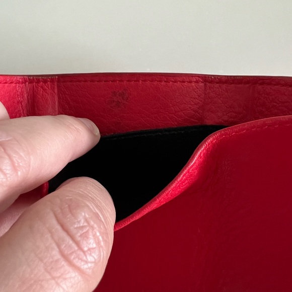 Balenciaga Red Paiper Wallet - Picture 10 of 13